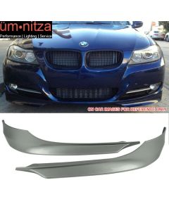 Fits 09-11 E90 LCI Painted Titanium Silver Metallic #354 Front Splitter Lip