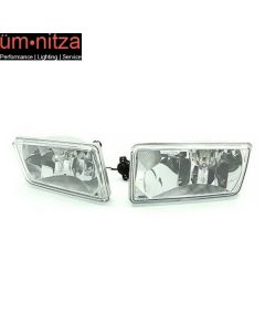 Fits 07-13 Chevrolet Silverado Tahoe Suburban Avalanche 2PCS Fog Lights & Bulbs