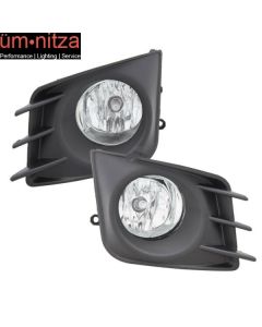 Fits Scion 11-13 tC Coupe Front Clear Fog Lights Driving Lamps Pair + Covers