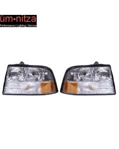 Oldsmobile Bravada RH LH Headlights Without Fog