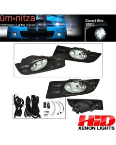 6000K Hid For Honda Accord 06-07 2Door Coupe JDM Clear Lens Fog Lights Kit RH LH