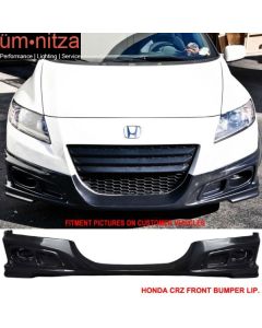 Fits 11-12 Honda CRZ Mugen Style Front Bumper Lip & Fog Covers ABS