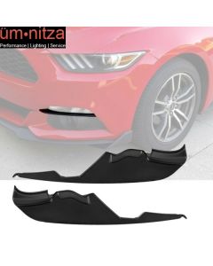 Fits 15-17 Ford Mustang MD Style Gloss Black Fog Light Lamp Splitters