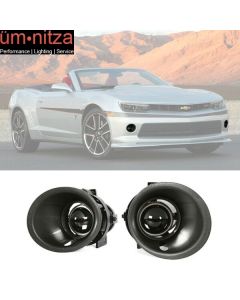 Fits 14-16 Chevrolet Camaro Assembly Replacement Fog Lights Lamps In Pair