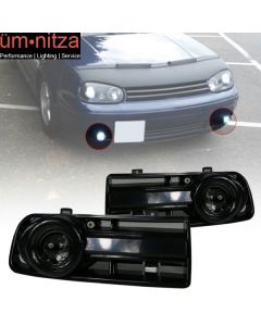 Fits 99-05 Volkswagen MK4 Golf 2PCS Car Fog Lights LED Projector Bumper Driving