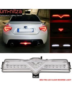 Fit 13-19 FRS BRZ 17-19 86 LED Rear Backup Reverse Light 3rd Tail Brake Fog Lamp