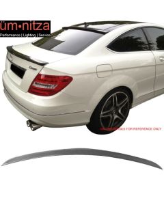 Fits 12-15 Benz C-Class C204 Coupe CF Carbon Fiber Trunk Spoiler