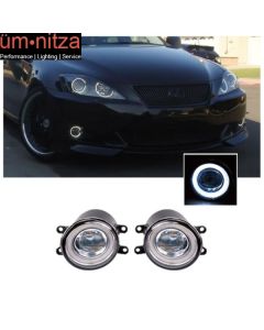 Fits Toyota Scion Lexus Hi-Power 10W LED Halo Projector Fog Lights Lamps