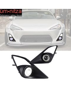 Fits 13-16 Scion FR-S Projector Fog Lights w/ Halo, Turn Signals & Foglamp Bezel