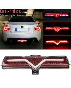 Red LED Rear Bumper Backup Reverse Light 3rd Brake Fog Light Lamp For FRS BRZ