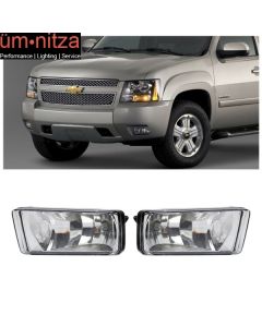 Fits 2007-2014 Chevy Silverado Tahoe Suburban Avalanche Fog Lights Left Right