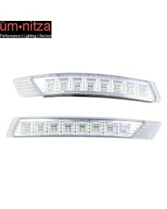 Fits 11-12 Kia Forte LED DRL Daytime Running Light Driving Fog Lights Lamps Pair