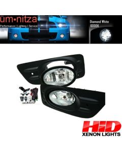 6000K Hid For Honda Accord 06-07 4Dr Sedan Clear Lens Fog Lights Lamps Kit RH LH