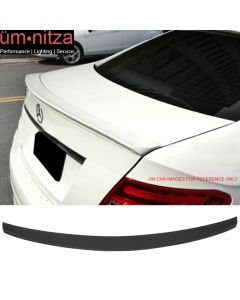 Fits 08-14 Benz W204 C Class Sedan  Trunk Spoiler Unpainted - ABS