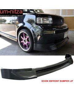 Fits 03-07 Scion xB JDM Style Front Bumper Lip Unpainted - PU