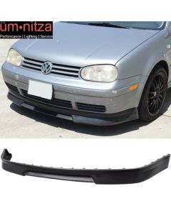 Fits 99-04 Volkswagen VW Golf MK4 Mkiv P3 PU Front Bumper Lip Spoiler Splitters