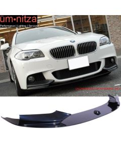 Fits 11-16 F10 Performance Front Bumper Lip Painted Imperial Blue Metallic #A89