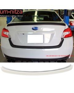 Fits 15-19 WRX OE STI Duckbill Trunk Spoiler Painted #K1X Crystal White Pearl