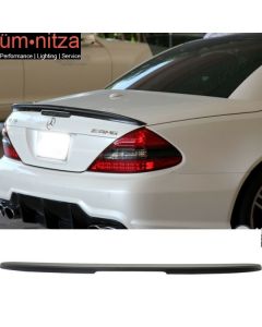 Fits 03-11 Benz R230 SL-Class AMG Style Rear Trunk Spoiler Wing Lip Matte Black