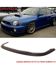 Fits 02-03 Subaru Impreza WRX RS Sedan Front Bumper Lip Spoiler DP Style PU