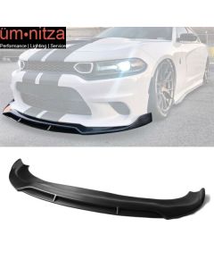 Fits 15-19 Dodge Charger SRT Front Bumper Lip  V2  Unpainted PP