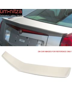 Fits 03-07 Cadillac CTS Sedan Trunk Spoiler Painted WA800J White Diamond Pearl