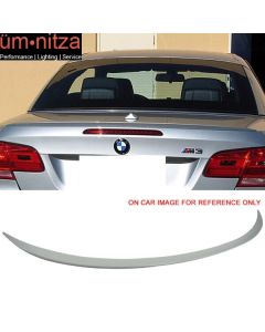 Fits 07-13 BMW E93 Convertible M3 Painted Trunk Spoiler #300 Alpine White III