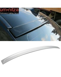 Fits 11-16 F10 Sedan 3D Style Roof Spoiler Painted Titanium Silver Metallic #354