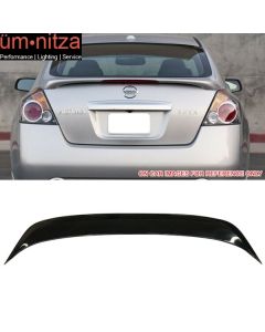 Fits 07-12 Nissan Altima Sedan Factory Style Trunk Spoiler Painted #KH3 Black