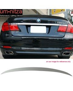 Fits 09-15 Fit BMW 7 Series F01 AC Style Painted Trunk Spoiler #300 Alpine White III