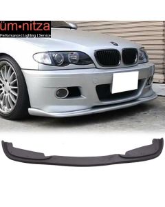 Fits 99-06 BMW E46 3 Series H Style PP Front Bumper Lip For Aftermarket M Bumper