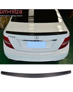 Fits 08-14 Benz C-Class W204 Sedan  Carbon Fiber Trunk Spoiler (CF)