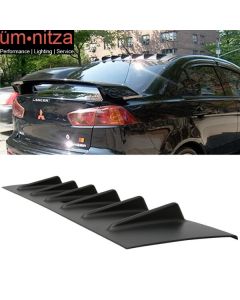 Fits 08-16 Mitsubishi Lancer X EVO 10 ABS Rear Roof V Style Shark FIN Spoiler