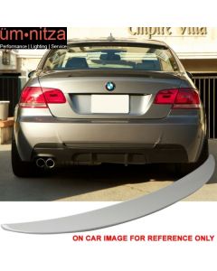 Fits 07-13 BMW E92 Coupe High Kick Trunk Spoiler Painted Alpine White III #300