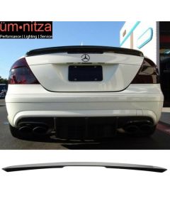 Fits 03-08 Benz CLK-Class W209 Coupe Trunk Spoiler Painted Black #040