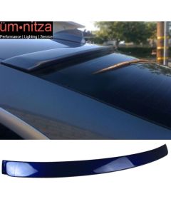 Fits 06-11 E90 3 Series Sedan AC Painted Lemans Blue Metallic #381 Roof Spoiler