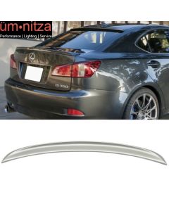 Fits 06-13 IS250 350 Sedan ISF Sports Style Trunk Spoiler Painted #1G1 Tungsten