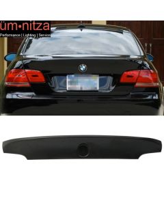 Fits 07-13 BMW E92 325i 328i 335i M3 CSL Style Unpainted Rear Trunk Spoiler ABS