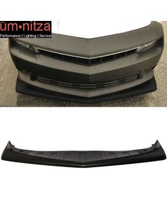 Fits 14-15 Chevy Camaro Z28 Style Front Bumper Lip Spoiler - PU