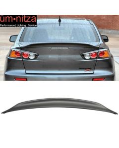 Fits 08-17 Mitsubishi Lancer EVO X 10 RS Style Rear Trunk Spoiler Unpainted ABS