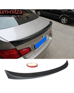 Fits 11-17 BMW F10 5-Series Trunk Spoiler AC Style Rear Boot Wing Carbon Fiber