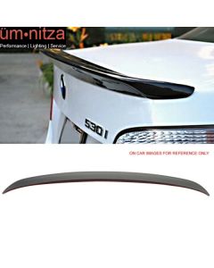 Fits 04-10 BMW E60 Sedan 5 Series AC Style Trunk Spoiler Painted ABS Matte Black