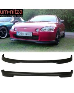 Fits 96-98 Honda Civic 3DR Hatchback TR Style Front Bumper Lip + Rear Diffuser