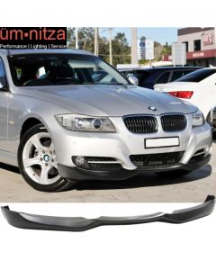 Fits 09-12 BMW E90 E91 3-Series LCI Facelift ACS Front Bumper Lip Spoiler PU