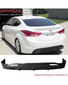 Fits 10-14 Hyundai Elantra Sonata Genesis Coupe OE Style Rear Bumper Diffuser PP