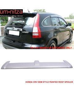 Fits 07-11 Honda CRV OE Style Painted Alabaster Silver Metallic Trunk Spoiler