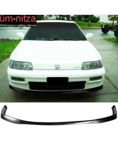 Fits 88-91 Honda CRX Coupe JDM Style Front Bumper Lip Spoiler Unpainted PU