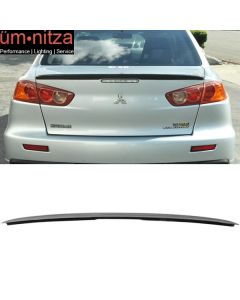 Fits 08-15 Lancer EVO-X MR Style Carbon Fiber CF Trunk Spoiler Wing