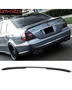 Fits 03-09 Benz E-Class W211 AMG Trunk Spoiler Painted #359 Capri Blue Metallic