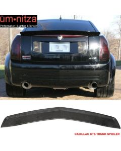 Fits 03-07 Cadillac CTS Sedan OE Style Flash Mount Tail Trunk Spoiler CF